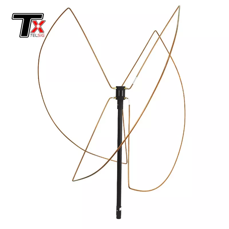 Antena dookólna z włókna szklanego z czterolistną koniczyną 100-200 MHz